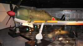 A restored fighter at the Peace Museum for Kamikaze Pilots