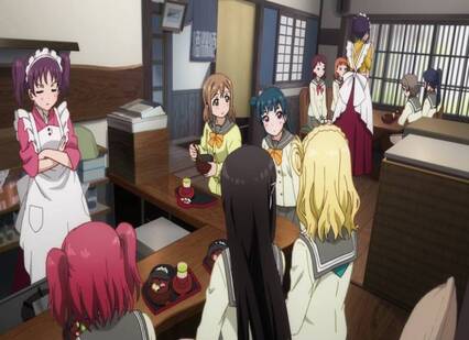 Cafe in Anime!