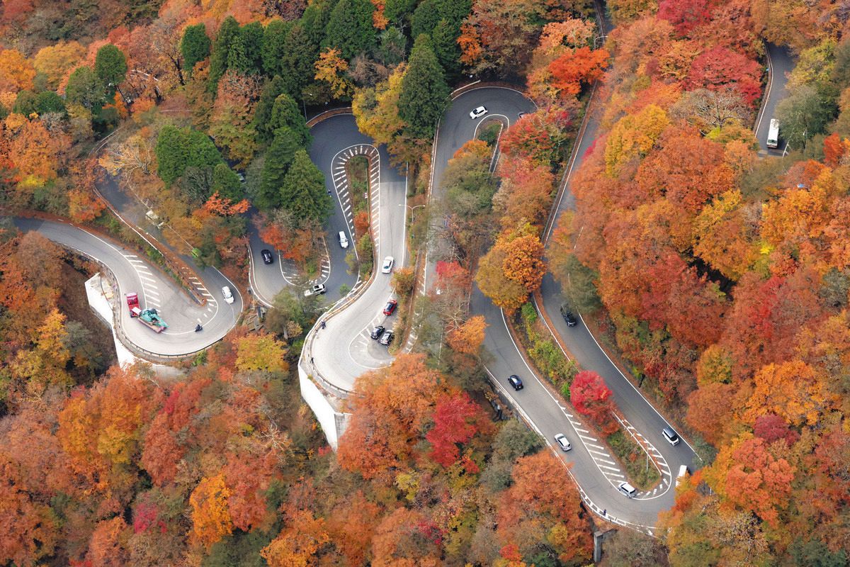 Irohazaka Winding Road Autumn leaves When 2024 – Anime Maps