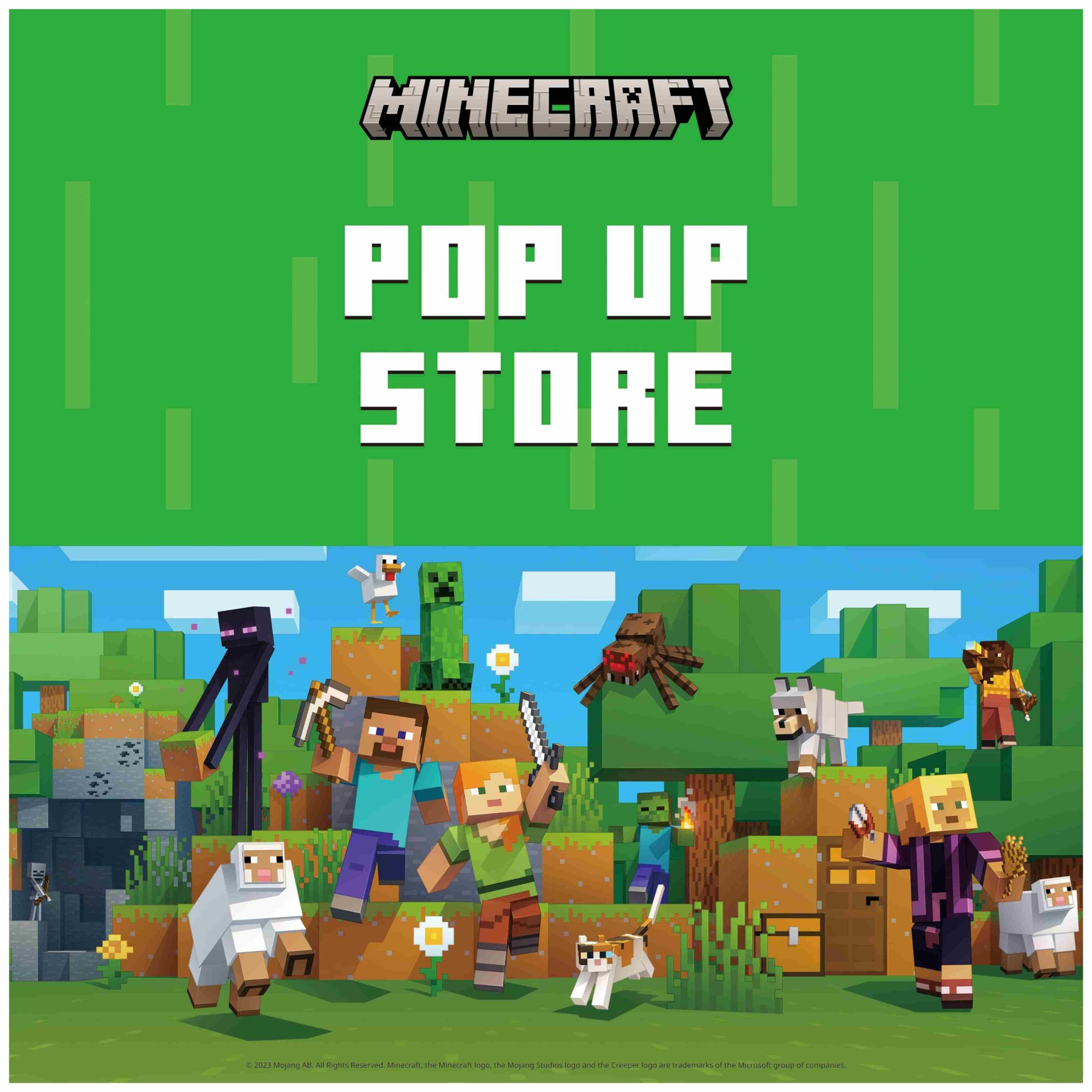 Minecraft POP UP STORE in YOKOHAMA – Anime Maps